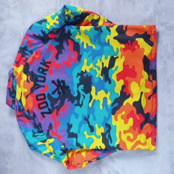Zoo York Unbreakable Rainbow Camo Button-Up Jacket - Picture 2 of 8